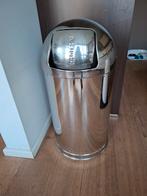 Chroomkleur prullenbak., Huis en Inrichting, Woonaccessoires | Prullenbakken, 40 liter of meer, Ophalen
