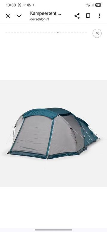 Decathlon Quechua tent 100 XXL 4-persoons beschikbaar voor biedingen