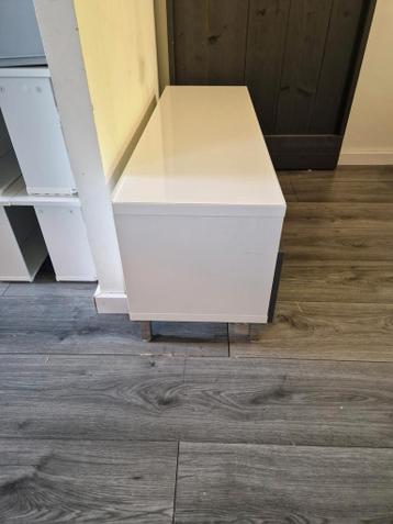 Ikea besta tv-meubel wit met hoogglans fronten. - afbeelding 3