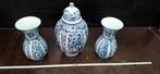 Delfts blauwe vazen set, Ophalen of Verzenden
