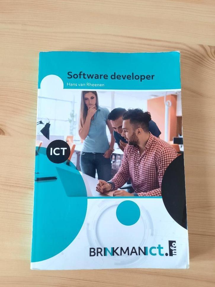 Software developer boek van Hans van Rheenen, Boeken, Studieboeken en Cursussen, Zo goed als nieuw, MBO, Alpha, Ophalen of Verzenden