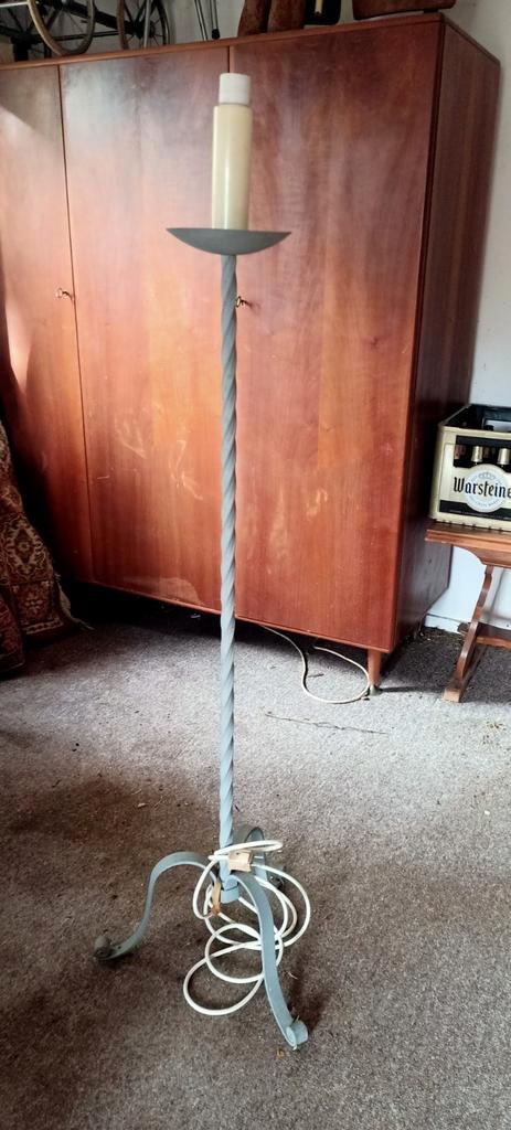 Vintage Vloerlamp, Huis en Inrichting, Lampen | Vloerlampen, Gebruikt, 100 tot 150 cm, Metaal, Ophalen