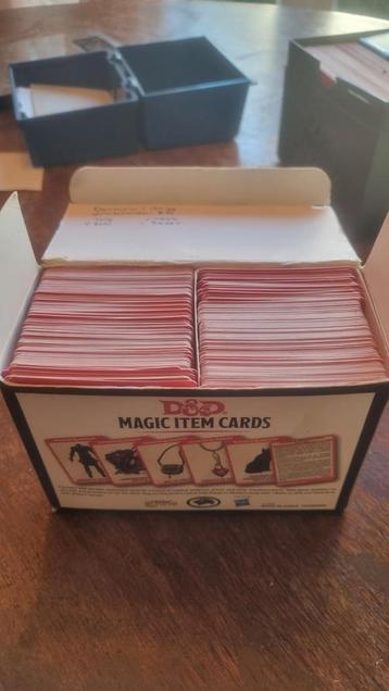 D&D Magic Item Cards - Complete Set beschikbaar voor biedingen