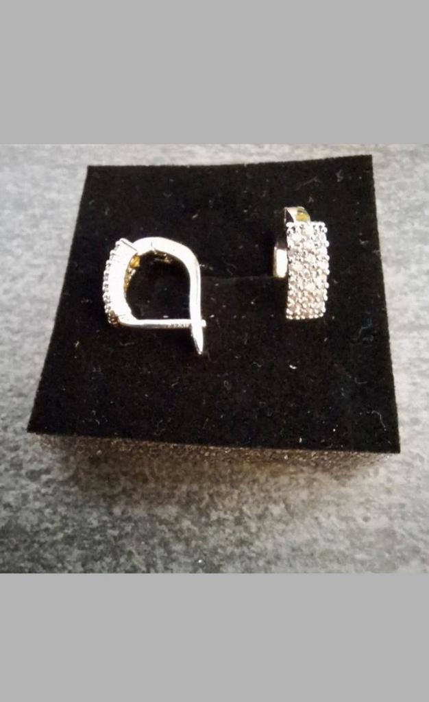 Oorbellen met zirkonia's, Sieraden, Tassen en Uiterlijk, Oorbellen, Nieuw, Overige materialen, Ophalen of Verzenden