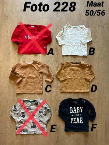 Longsleeve jongen maat 50 / 56 zgan *foto 228* beschikbaar voor biedingen
