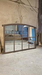 Industriële gietijzeren stalraam spiegel | 107,5x150 cm, 100 tot 150 cm, Nieuw, 125 cm of meer, Ophalen of Verzenden