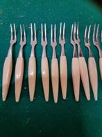 cocktailprikkers wit stainless 15 stuks retro, Huis en Inrichting, Ophalen of Verzenden, 'T Olde Gre-j, Info@toldegrej.nl, Endepoelstraat 20f Didam