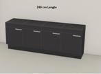 keukenkasten 4 x 60 cm breed mat zwart Nieuw, Ophalen, Zwart, 150 tot 200 cm, Nieuw