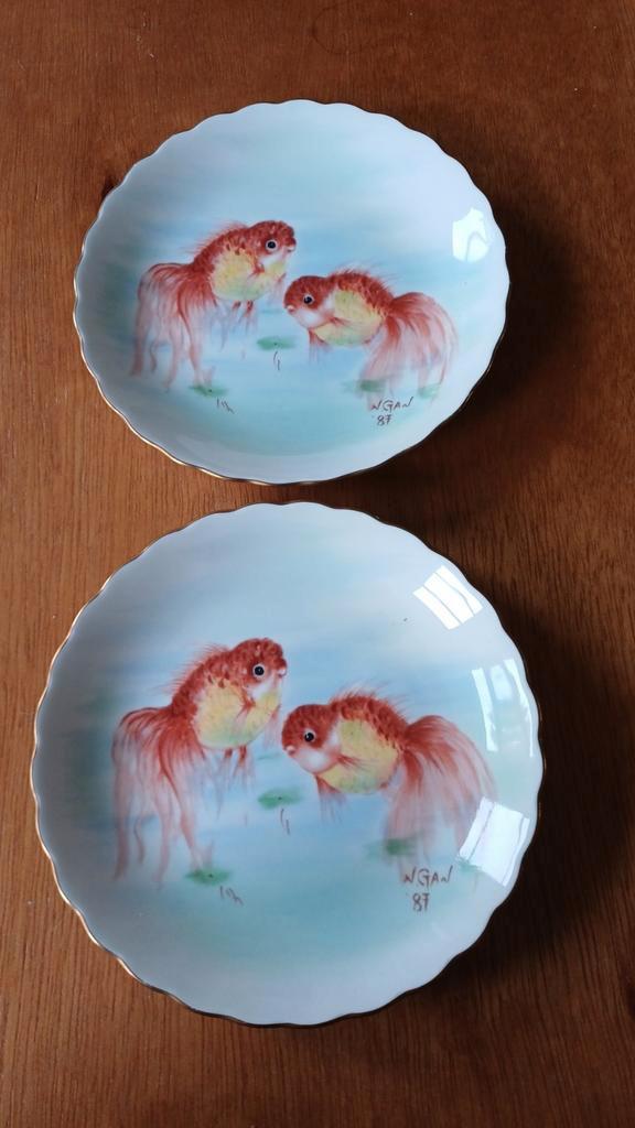 Singapore Airlines bordjes 1987, Antiek en Kunst, Antiek | Porselein, Ophalen of Verzenden