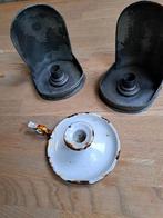3 oude kaarsenstandaards/blaker, Huis en Inrichting, Woonaccessoires | Kandelaars en Kaarsen, Ophalen of Verzenden, Gebruikt, Overige materialen