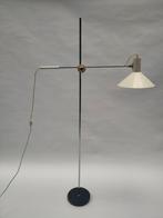 Vintage staande hengellamp Gepo vloerlamp wit metaal Anvia, Ophalen, Gebruikt, Mid century modern dutch design, .