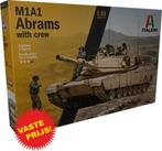 M1A1 Abrams with crew Italeri 1/35, Hobby en Vrije tijd, Modelbouw | Auto's en Voertuigen, Tank, Italeri, 1:32 tot 1:50, Nieuw
