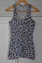 Sissy Boy topje/ hemdje/singlet maat M Blauw bloemmotief, Maat 38/40 (M), Blauw, Sissy-Boy, Ophalen of Verzenden