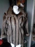 Prachtige echte bruine bontjas bont jas bontmantel maat L, Ophalen of Verzenden, Zo goed als nieuw, Maat 42/44 (L), Bruin