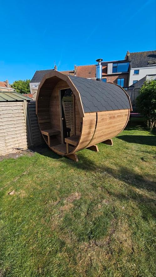 Sauna Barrel 2,5M Gratis Levering en Plaatsing, Sport en Fitness, Sauna, Nieuw, Ophalen of Verzenden