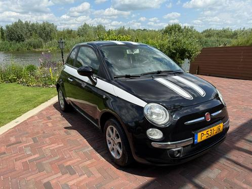 Fiat 500 1.4 16V C 2009 Zwart nette auto, Auto's, Fiat, Particulier, ABS, Airbags, Airconditioning, Alarm, Android Auto, Apple Carplay