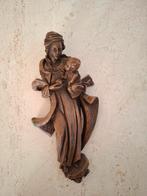 Houten Mariabeeld met Kindje Jezus, Ophalen of Verzenden