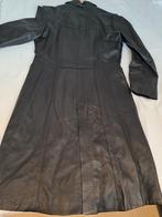 Lange leren zwarte jas, maat 38/40, Ophalen of Verzenden, Zo goed als nieuw, Maat 38/40 (M), Zwart