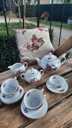 Bavaria theeservies theepot, roomstel en 4x kop en schotels, Antiek en Kunst, Antiek | Servies compleet, Ophalen of Verzenden