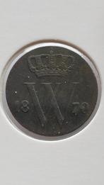 1/2 cent 1870 (halve cent), Ophalen of Verzenden, Koning Willem III, 1 cent