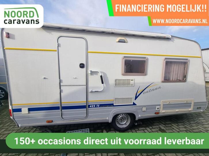 BUERSTNER VENTANA AVANT 425 TS MOVER + VOORTENT + ZAKLUIFEL, Caravans en Kamperen, Caravans, Bedrijf, tot en met 4, 750 - 1000 kg