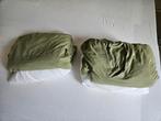 2x molton en 2x hoeslaken voor splittopper (160 x 200), Caravans en Kamperen, Ophalen of Verzenden, Zo goed als nieuw