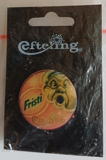 Efteling pin op kaartje Fristi. beschikbaar voor biedingen