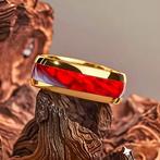 Goldplated RVS ring RVSRingG002, Sieraden, Tassen en Uiterlijk, Ringen, Elysees Bureau 326,78 avenue des Champs,PARIS, Mjcm190928@gmail.com
