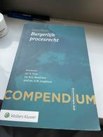 Compendium Burgerlijk procesrecht, Ophalen of Verzenden, Nieuw