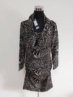 J32 - Nieuwe ChiaRico jurk maat L (1), Ophalen of Verzenden, Nieuw, Blauw, Onder de knie