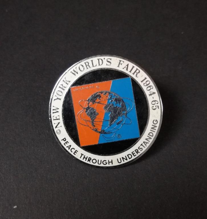 New York World's Fair 1964-1965 pin NY Wereldtentoonstelling, Verzamelen, Speldjes, Pins en Buttons, Gebruikt, Speldje of Pin