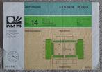 TICKET - WK 1974 - NEDERLAND-BULGARIJE - Uitslag 4-1, Verzamelen, Overige typen, Overige binnenlandse clubs, Gebruikt, Ophalen of Verzenden