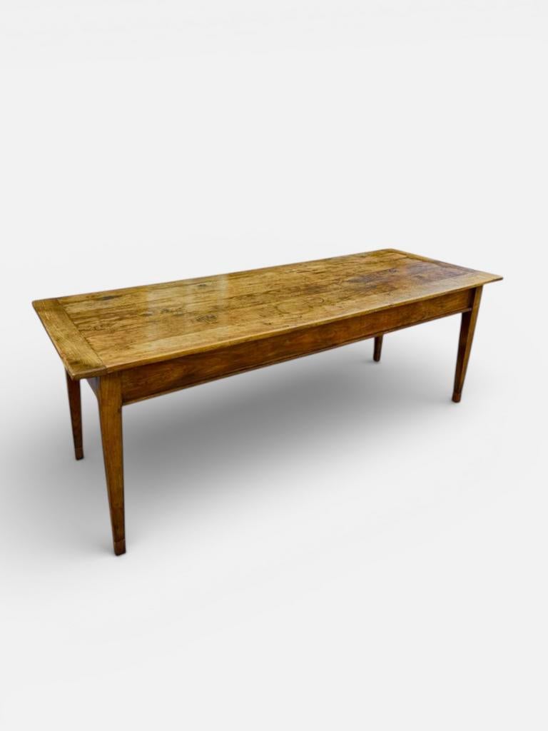 Fantastische Franse boeren eettafel in Eikenhout 233 cm, Antiek en Kunst, Antiek | Meubels | Tafels, Ophalen