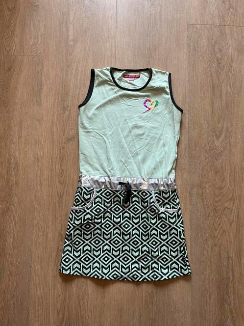 Lovestation 22 meisje maat 134 / 140 zgan mintgroen, Kinderen en Baby's, Kinderkleding | Maat 134, Zo goed als nieuw, Meisje, Jurk of Rok
