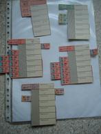 bonnen en 4 x instructiekaart, Verzamelen, Ophalen of Verzenden, Landmacht, Nederland, Boek of Tijdschrift