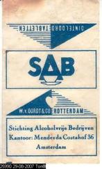 Suikerwikkel	Amsterdam	SAB	Stichting Alcoholvrije Bedrijven, Verzamelen, Nederland, Verzenden