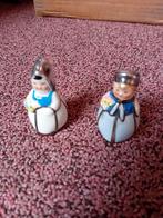 Antiek zout en peper stel. 5cm hoogte, Ophalen of Verzenden