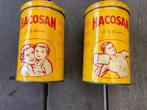 2 Vintage Blikken Hacosan., Verzamelen, Blikken, Ophalen of Verzenden, Gebruikt, Overige, Overige merken