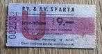 Toegangskaartje Sparta seizoen 1976-77, Verzamelen, Ophalen of Verzenden, Gebruikt, Sparta
