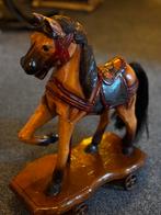 Houten Speelgoed Paard op Wielen, Antiek en Kunst, Ophalen