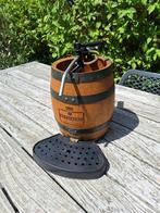 Karlsberg houten biervat / biertap hoogte 27 cm., Ophalen of Verzenden, Zo goed als nieuw, Overige typen, Overige merken