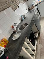Keukenblad werkblad graniet steen 3440x600x60mm, Huis en Inrichting, Keuken | Keukenelementen, Ophalen of Verzenden, Zo goed als nieuw