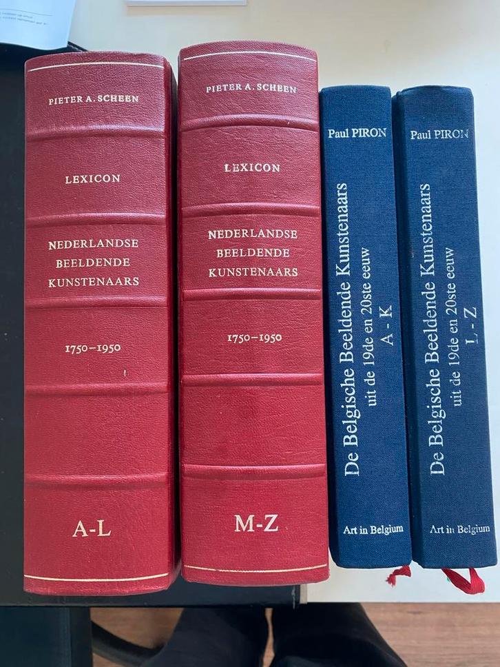 Kunstlexicons PieterScheen &Paul Piron( A-Z), Boeken, Kunst en Cultuur | Beeldend, Zo goed als nieuw, Schilder- en Tekenkunst