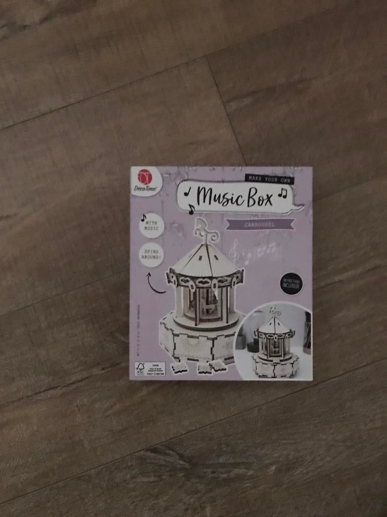 Music box hout nieuw!, Ophalen of Verzenden, Setje