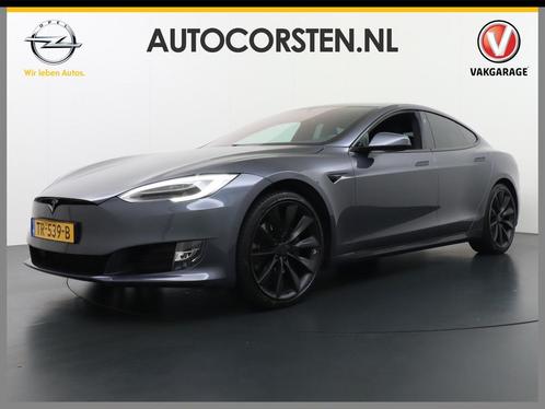 Tesla Model S 100D 100kwh accu 4wd 0-100 4.3sec. Leder Panor, Auto's, Tesla, Bedrijf, Te koop, Model S, 4x4, ABS, Achteruitrijcamera