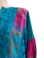 Sissel Edelbo shirt lange mouw One Size, Blauw, Ophalen of Verzenden, Zo goed als nieuw, Onder de knie