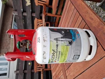 Lege statiegeld cilinder r1234yf aircogas  beschikbaar voor biedingen