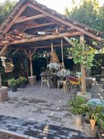 Sfeervolle Prieel met Oude Dakpannen, Tuin en Terras, Ophalen of Verzenden, Gebruikt, Tuinpaviljoen