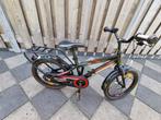 Stoere jongensfiets 16 inch (rood/zwart), Ophalen of Verzenden, Zo goed als nieuw, 16 tot 20 inch
