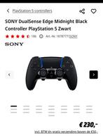 Sony Dualsense ‘Edge Pro Controller’ PS5 - Midnight Black, Ophalen of Verzenden, Zo goed als nieuw